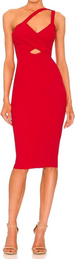 Nookie Coco Midi Dress In Fire