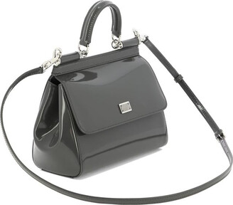 Dolce & Gabbana Small Kim Sicily Clear Handbag Black