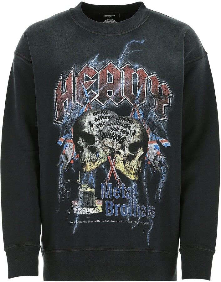 graphic print sweater