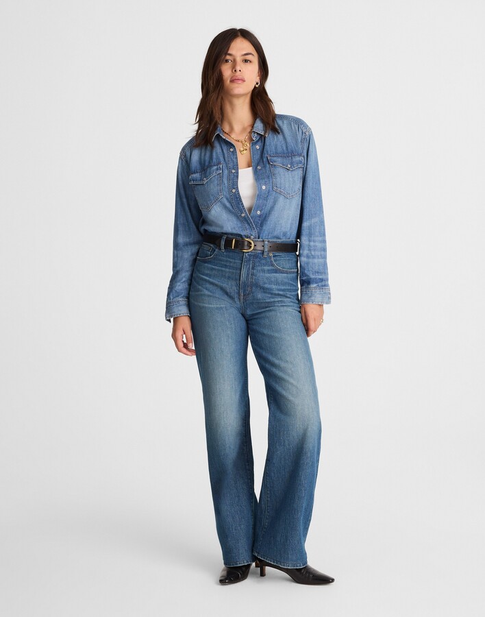 Madewell The Petite Perfect Vintage Wide-Leg Jean