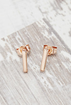 Thumbnail for your product : Forever 21 Shashi Bar Stud Earrings