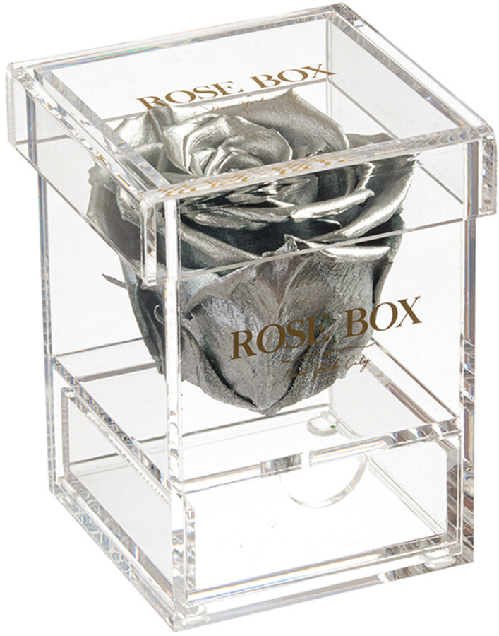 Rustic Classic Half Ball with Violet Roses – Rose Box NYC