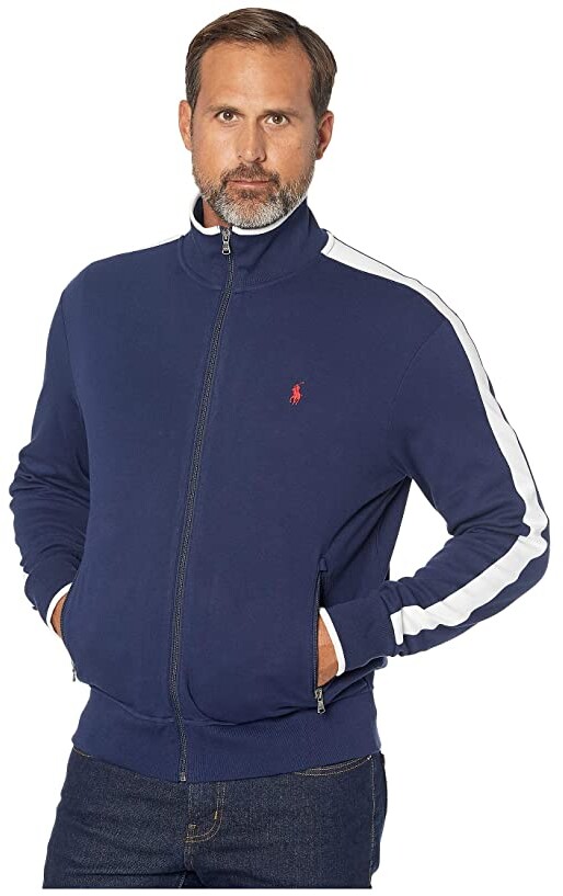 polo ralph lauren men's interlock cotton track jacket