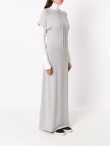 Thumbnail for your product : Gloria Coelho Hooded Knitted Maxi Dress