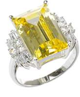 Thumbnail for your product : Kenneth Jay Lane Prong Set Faceted CZ Ring