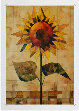 Rosalind Wheeler FLORAL Series CDLXXXVII -Canvas Print Only - NOT FRAMED