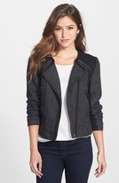 Thumbnail for your product : Halogen Front Zip Collarless Jacket