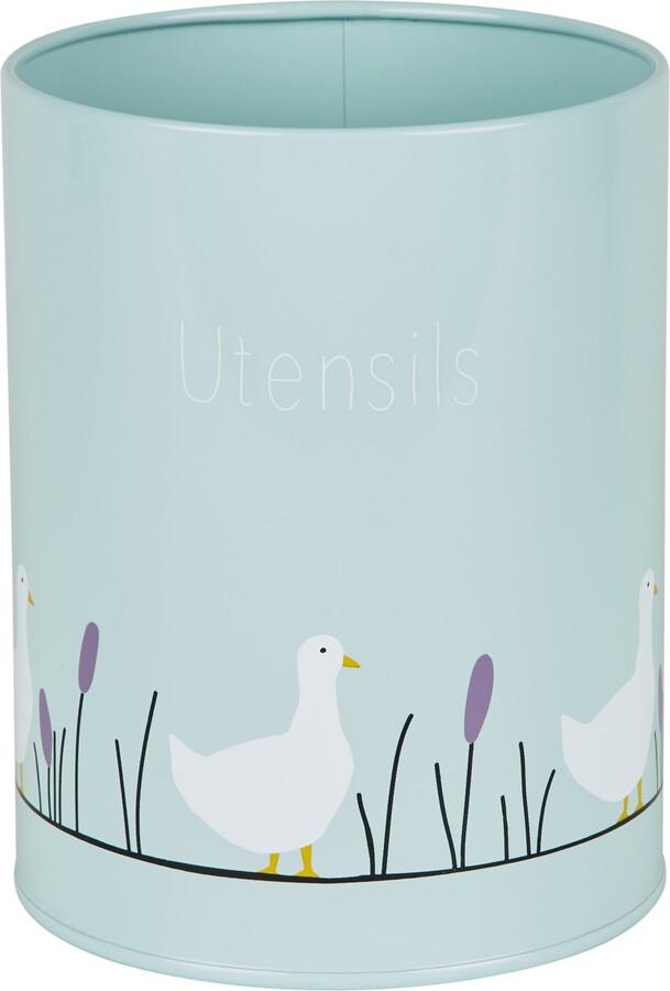 Dunelm Lucy Goose Utensil Holder Blue and White ShopStyle Kitchen