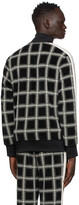 Thumbnail for your product : Palm Angels Black & Beige Houndstooth Track Jacket