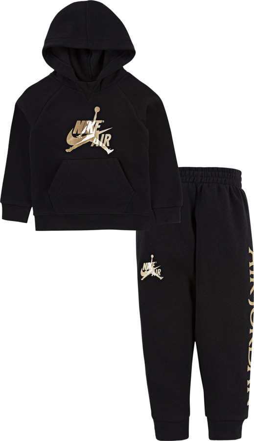 jordan black and gold hoodie