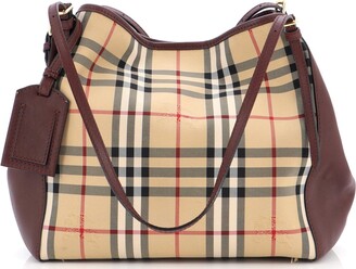 Burberry Pre-owned 1990-2000 Haymarket Check Tote Bag - Brown