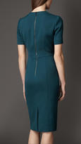 Thumbnail for your product : Burberry Pleat Neck Tailored Dress