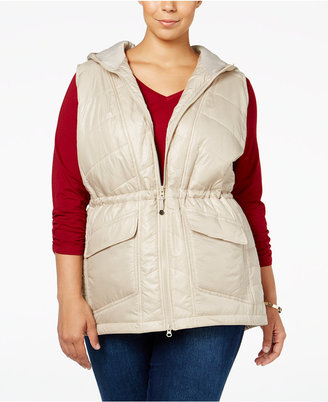 Style&Co. Style & Co Plus Size Hooded Puffer Vest, Only at Macy's