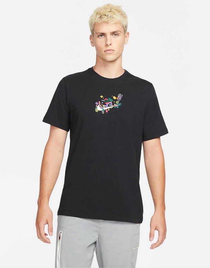 Nike Logo Twist Pack T-shirt in black - ShopStyle