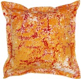 Thumbnail for your product : Emily Laura Designs Abstract Orange Velvet Cushion