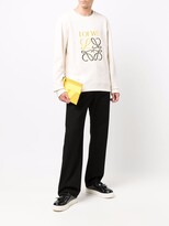 Thumbnail for your product : Loewe Contrast-Stitch Straight-Leg Trousers