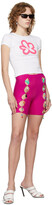 Thumbnail for your product : Marshall Columbia SSENSE Exclusive Pink Bead Cut Out Bike Shorts