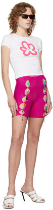 Marshall Columbia SSENSE Exclusive Pink Bead Cut Out Bike Shorts