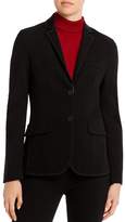 Thumbnail for your product : Piazza Sempione Two-Button Notch-Lapel Jersey Blazer