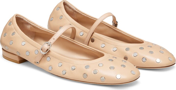 Stuart Weitzman Claris Stud Ballet Flat