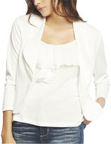 Thumbnail for your product : Wet Seal Ponte Knit Flyaway Blazer