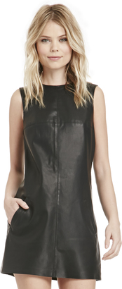 BB Dakota Marius Vegan Leather Dress in black XS - M