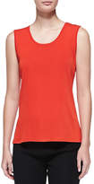 Thumbnail for your product : Misook Scoop-Neck Tank, Blood Orange