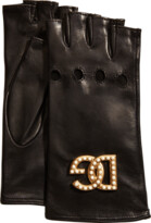 Thumbnail for your product : Dolce & Gabbana Swarovski Napa Fingerless Gloves