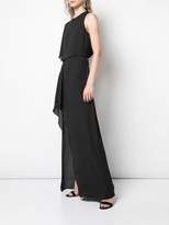 Thumbnail for your product : Halston asymmetric ruffle gown