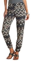 Thumbnail for your product : Charlotte Russe Aztec Print Jogger Pants