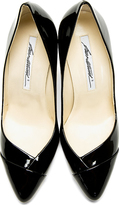 Thumbnail for your product : Brian Atwood Black Patent Leather Mary Pumps