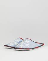 Thumbnail for your product : Benetton Christmas Snowflake Slippers