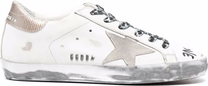 Golden Goose Super-Star Love print sneakers