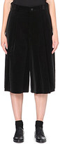 Thumbnail for your product : Comme des Garcons Cropped velvet trousers