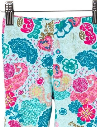 Catimini Girls' Floral Pants