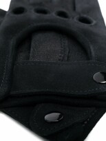 Thumbnail for your product : Manokhi Cut Out-Detail Suede Gloves