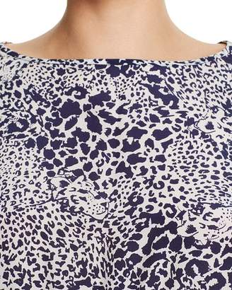 Rebecca Taylor Leopard-Print Silk Mini Dress - 100% Exclusive