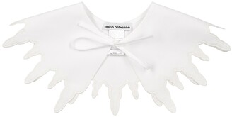 Paco Rabanne White Cotton Collar