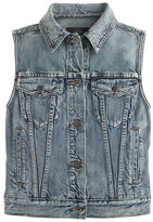 Thumbnail for your product : J.Crew Denim vest in patina wash
