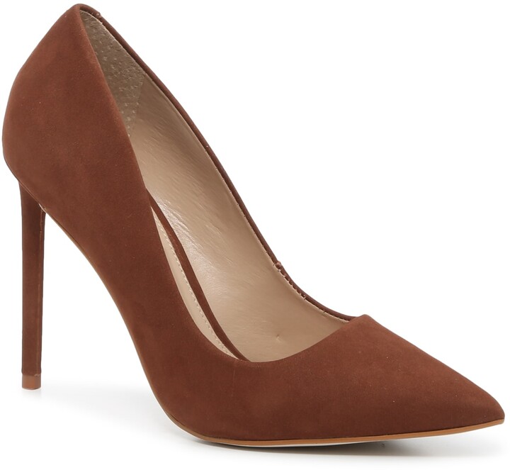 cognac colored pumps