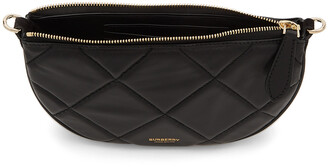 Burberry Black Quilted Mini Olympia Bag