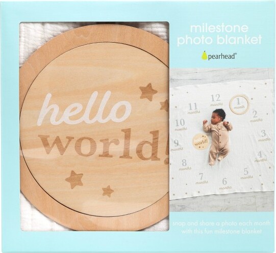 Pearhead PearheadBabyMilestoneBlanketandPhotoPropSet-3pk