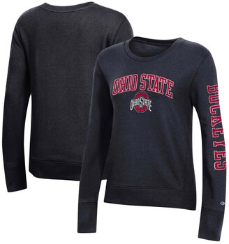 Champion Women's Black Ohio State Buckeyes University 2.0 Fleece Sweatshirt