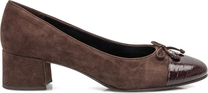 Tory Burch 45mm Suede Heeled Pumps