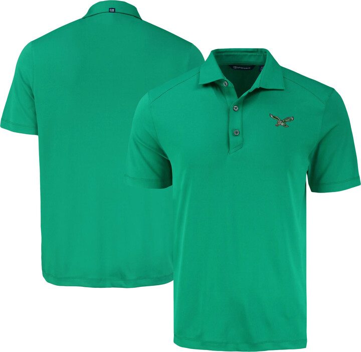 Men's Cutter & Buck Kelly Green Philadelphia Eagles Forge Eco Stretch Recycled Polo