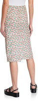 Thumbnail for your product : Marni Floral Print A-Line Skirt