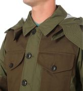 Thumbnail for your product : Burberry military-inspired shell and twill jacket