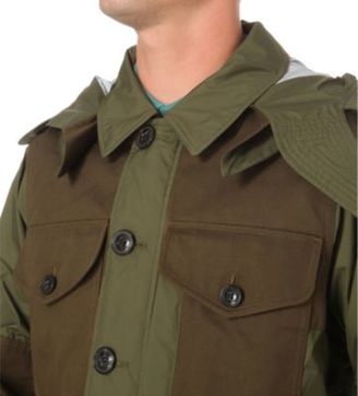 Burberry military-inspired shell and twill jacket