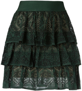 Cecilia Prado knit ruffled skirt