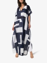 Thumbnail for your product : ODYSSEE V-neck cotton kaftan dress